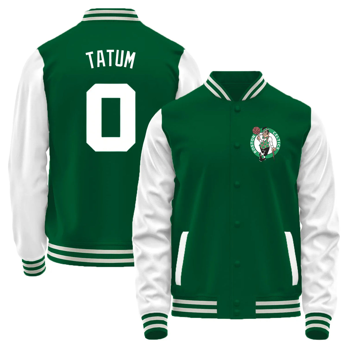 Team Logo Color-Block Casual Outerwear & Boston Celtics L0 #0